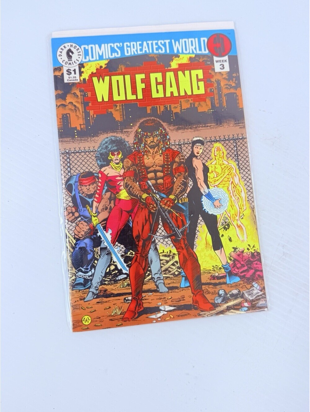 Comics' Greatest World: Wolf Gang #Week 3 (Dark Horse Comics August 1993)